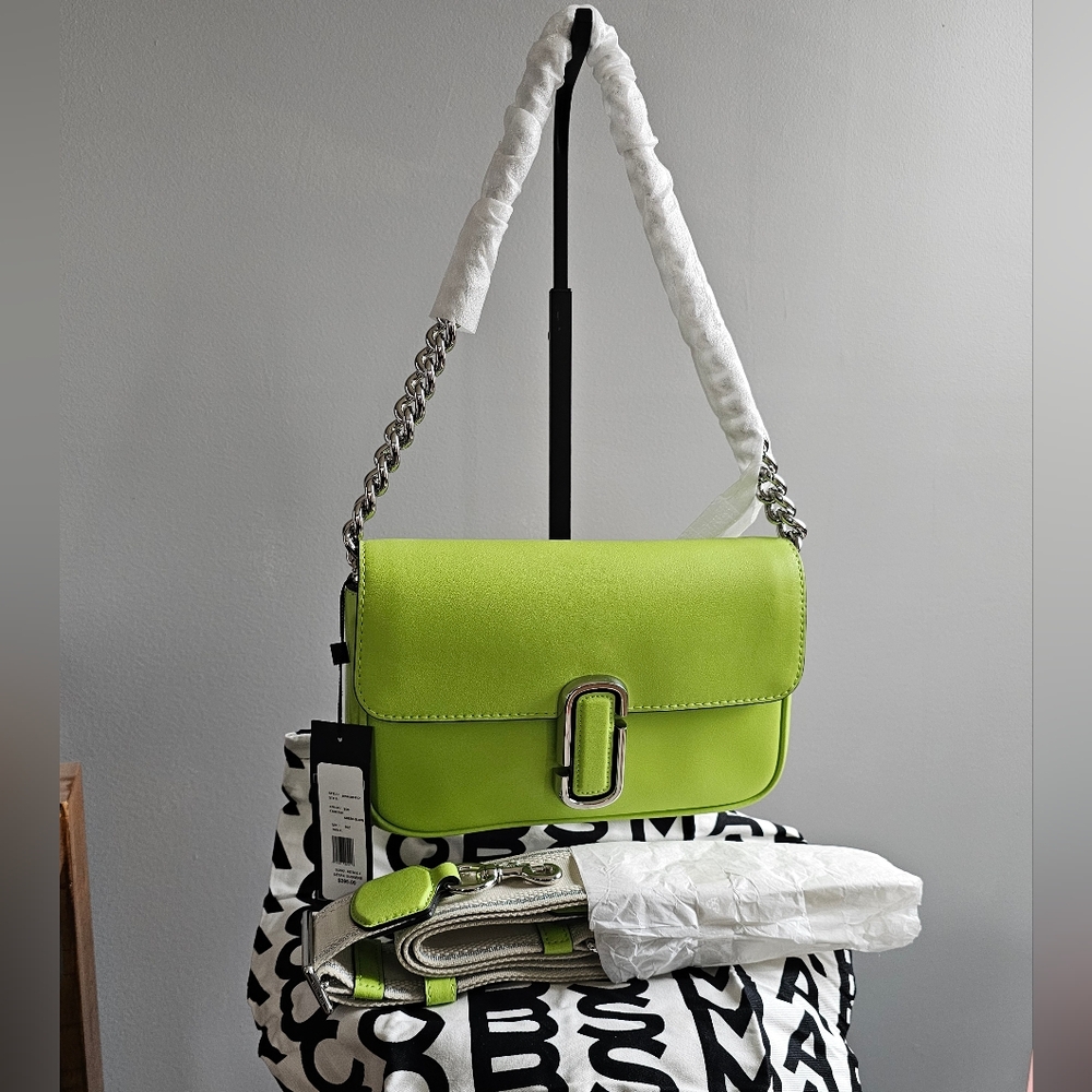 Marc Jacobs The J Marc Shoulder Bag in the Green Glow w/dustbag